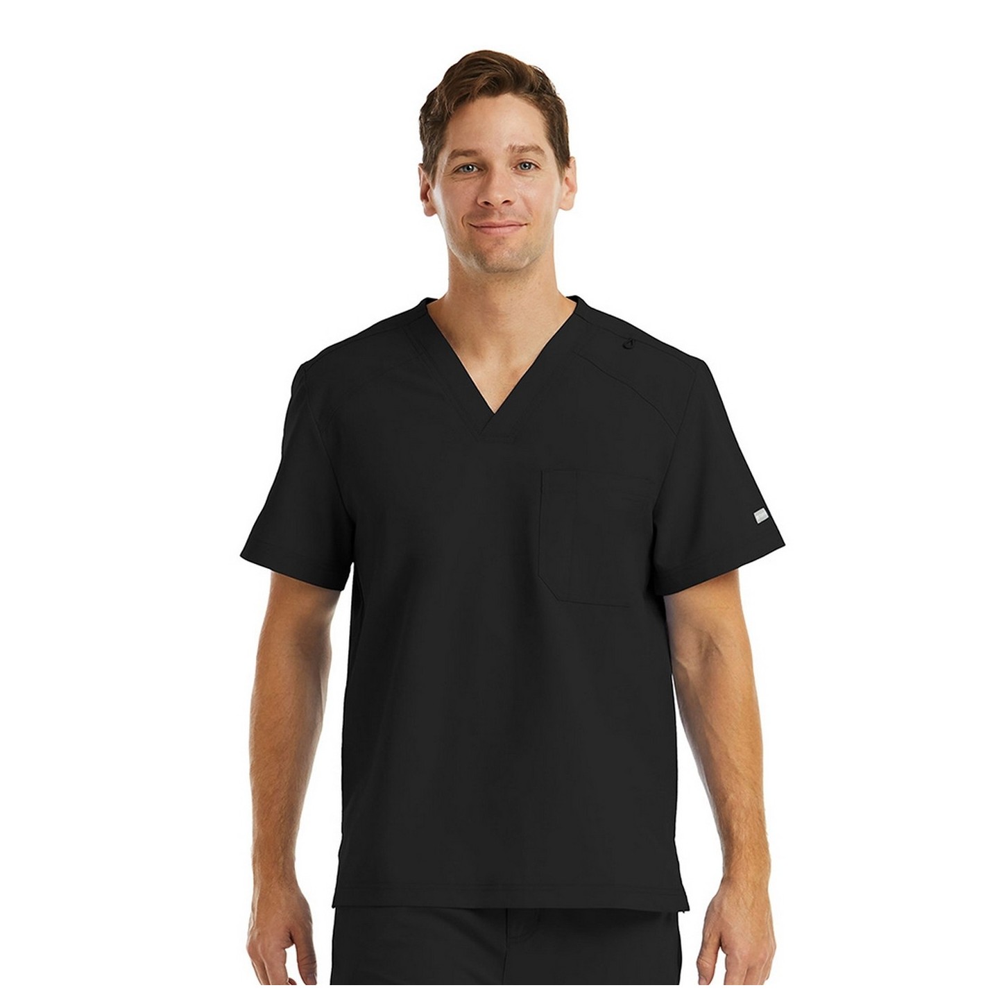 5801 Maevn Momentum Men's Chest Pocket V-Neck Top 