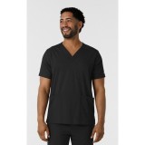 6351 Boundless Men's Multi-Pocket V-Neck Scrub Top by WINK