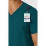 6351 Boundless Men's Multi-Pocket V-Neck Scrub Top by WINK