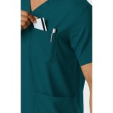 6351 Boundless Men's Multi-Pocket V-Neck Scrub Top by WINK