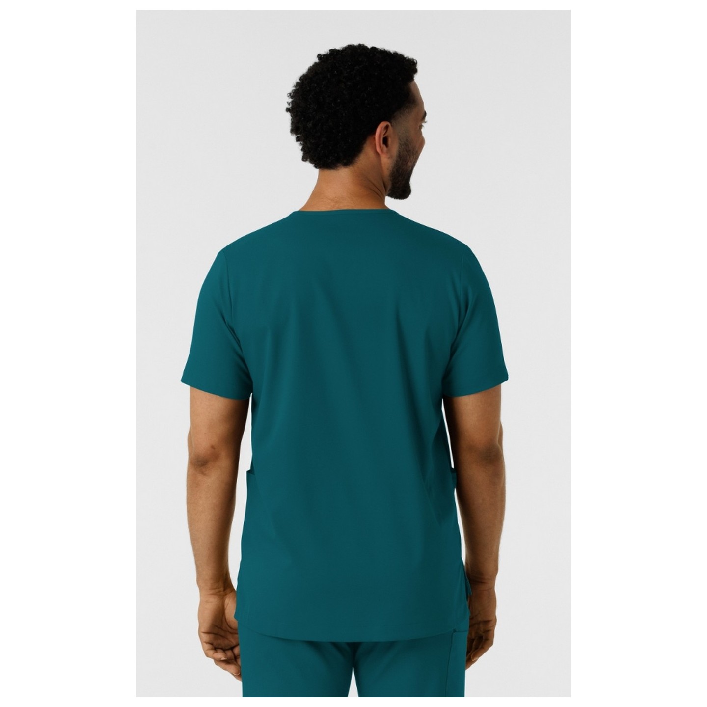 6351 Boundless Men's Multi-Pocket V-Neck Scrub Top by WINK