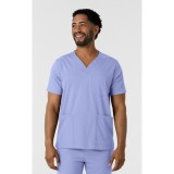 6351 Boundless Men's Multi-Pocket V-Neck Scrub Top by WINK