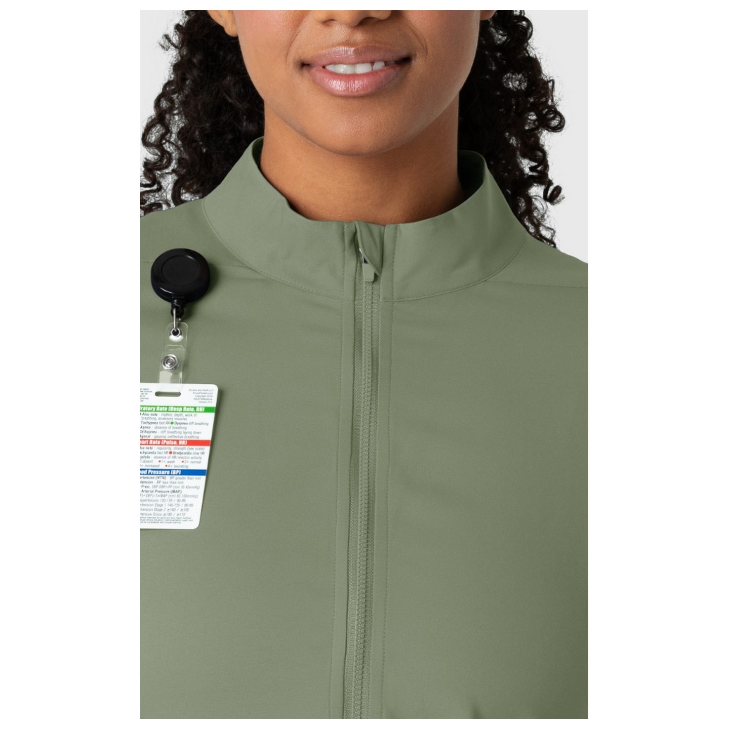 8151 Boundless Women's Zip Front Warm-Up Jacket by WINK