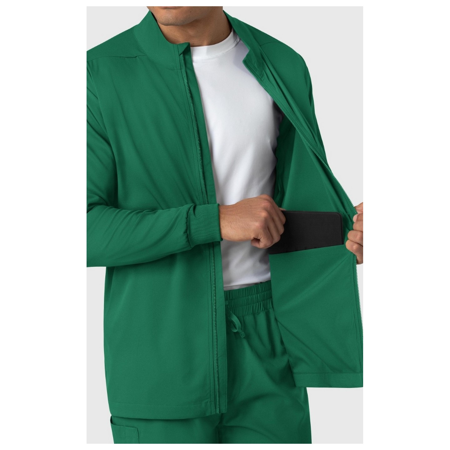 8351 Boundless Men's Zip Front Warm Up Jacket by WINK 