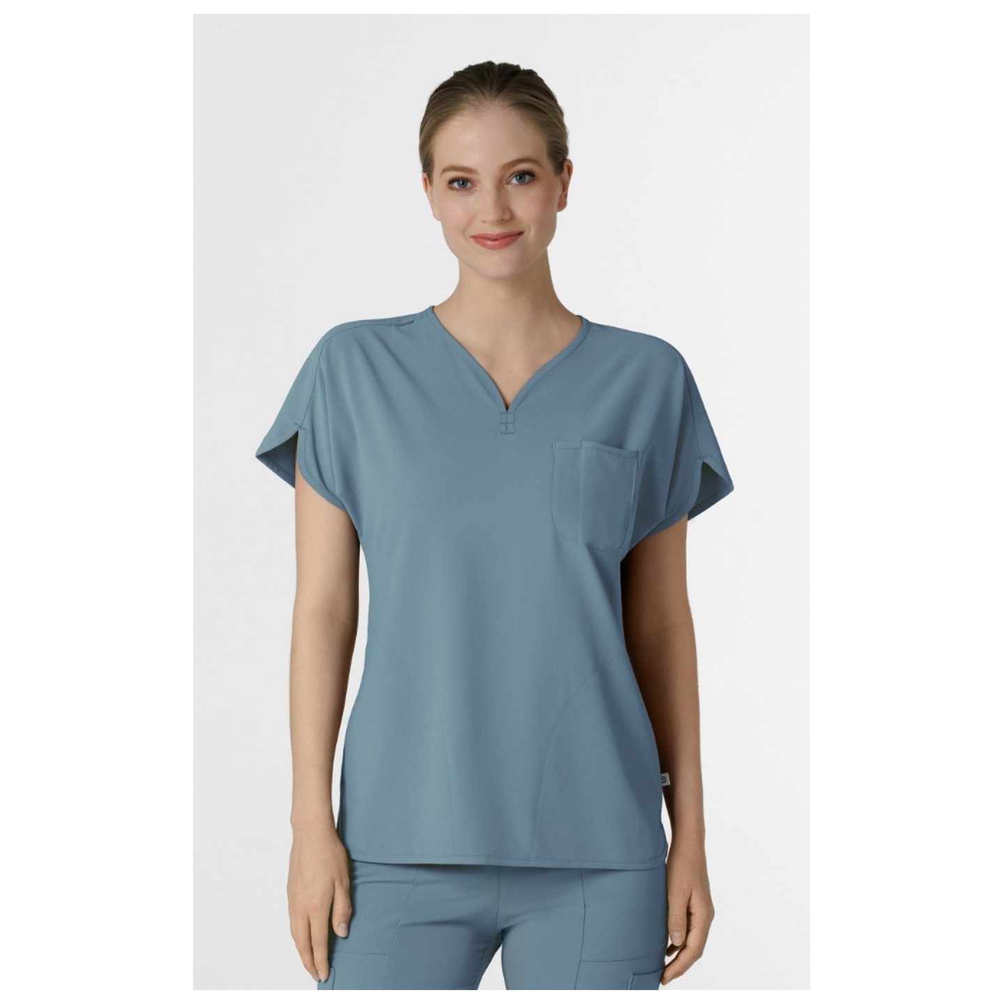 6634 RENEW Women's Dolman Y-Neck Scrub Top by WINK