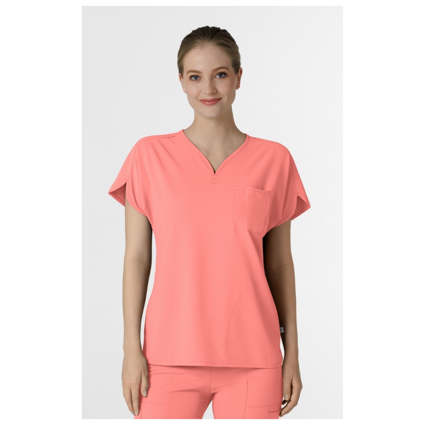 6634 RENEW Women's Dolman Y-Neck Scrub Top by WINK