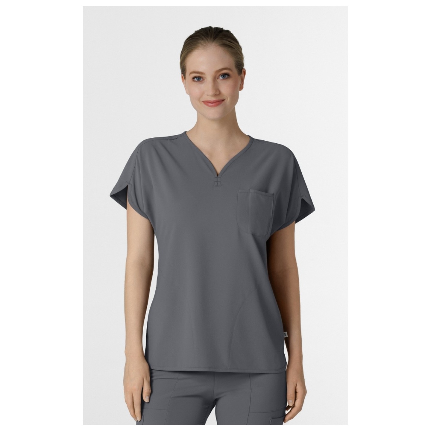 6634 RENEW Women's Dolman Y-Neck Scrub Top by WINK