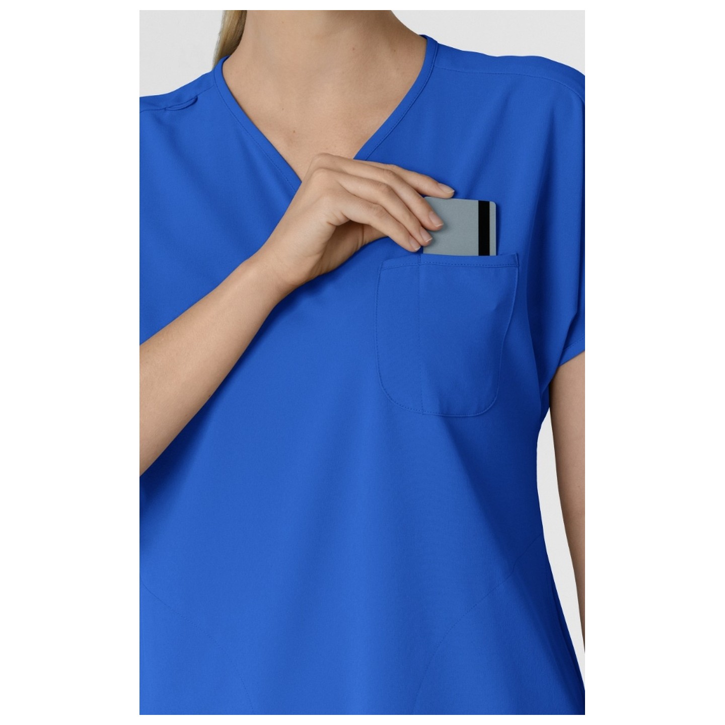 6634 RENEW Women's Dolman Y-Neck Scrub Top by WINK