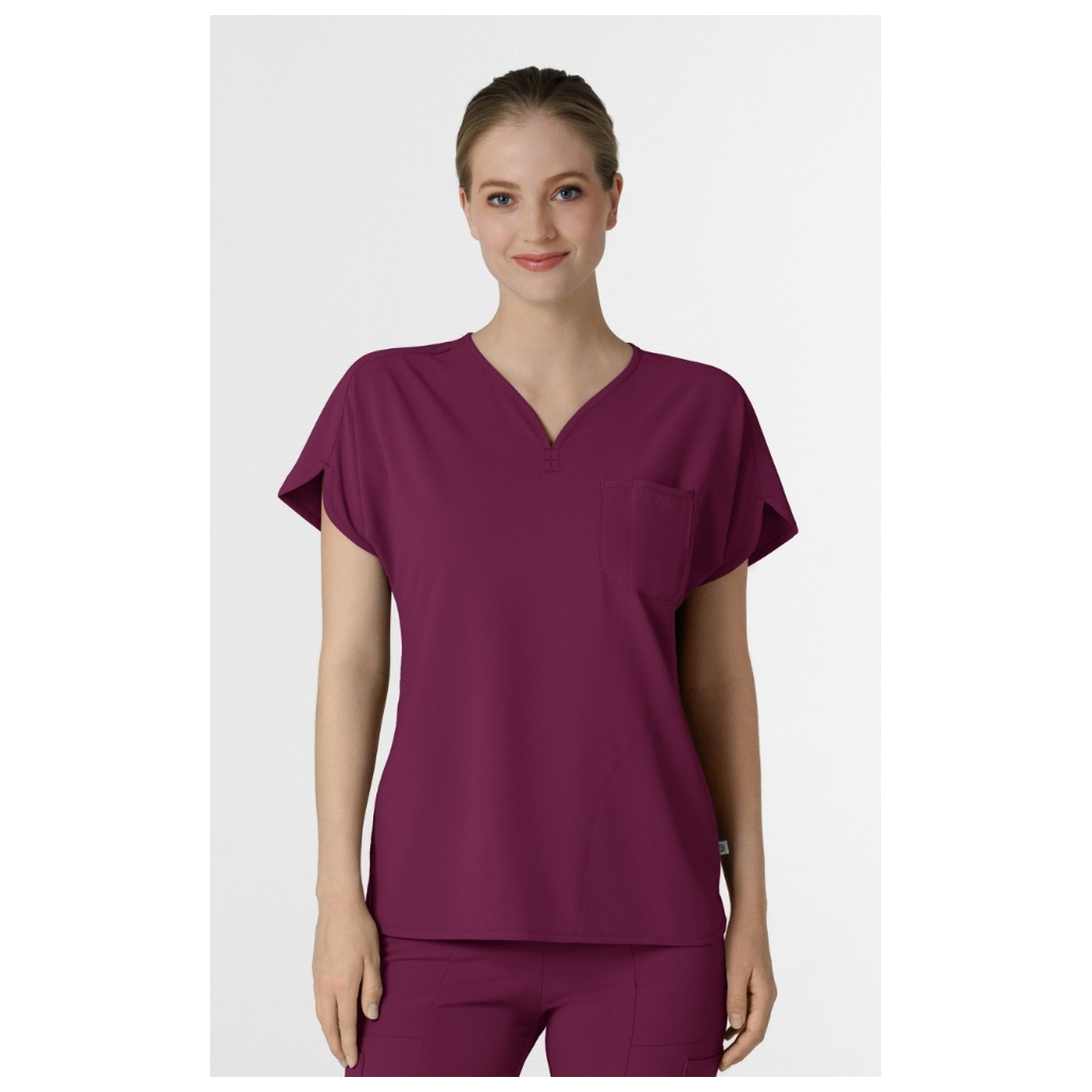6634 RENEW Women's Dolman Y-Neck Scrub Top by WINK