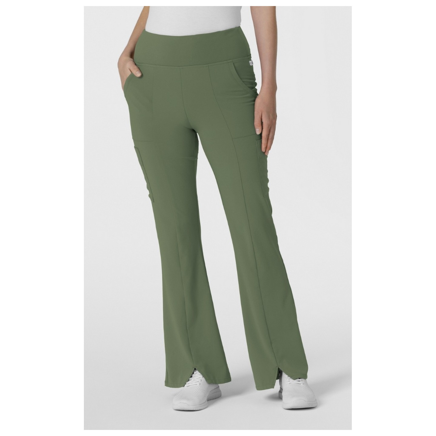 5534 RENEW Pantalon Jambe Évasée Cargo 7 Poches pour Femmes par WINK