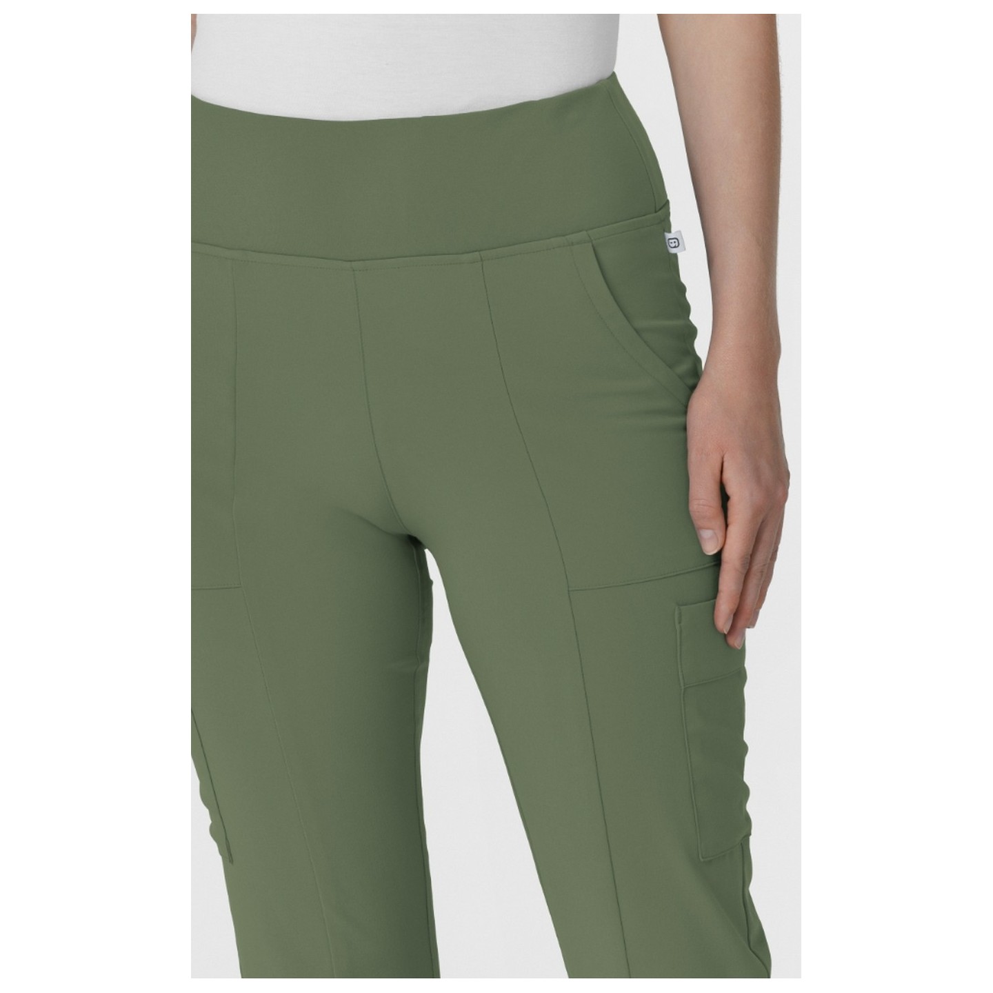 5534 RENEW Women's Flare Leg 7 Pocket Cargo Pant by WINK