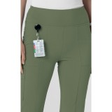 5534 RENEW Women's Flare Leg 7 Pocket Cargo Pant by WINK