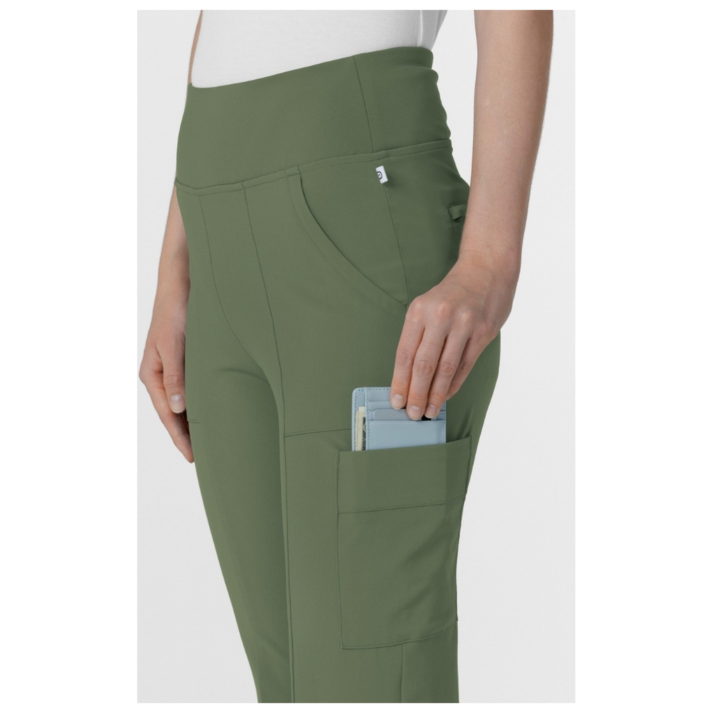 5534 RENEW Women's Flare Leg 7 Pocket Cargo Pant by WINK