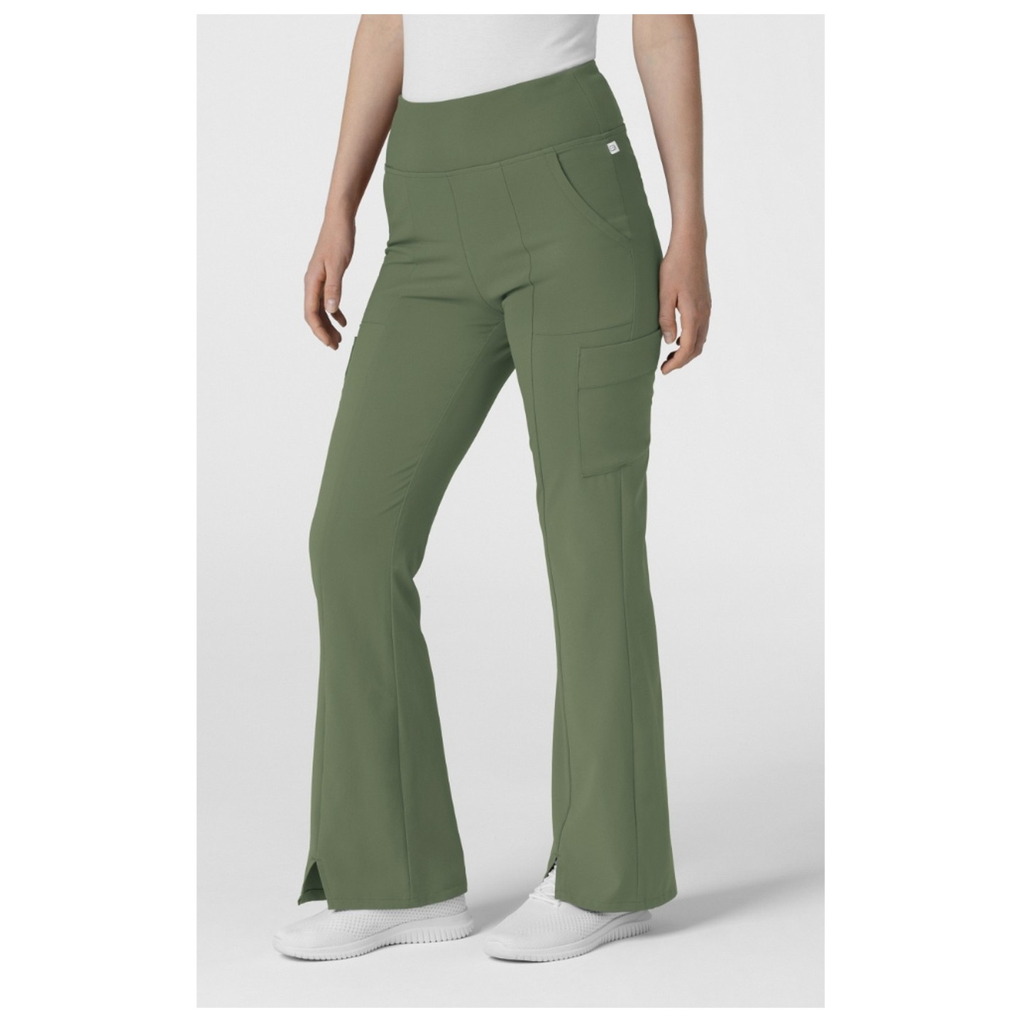 5534 RENEW Women's Flare Leg 7 Pocket Cargo Pant by WINK