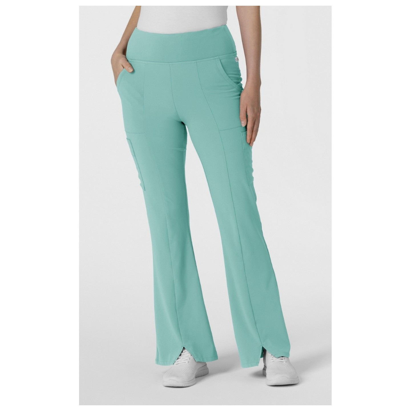 5534 RENEW Pantalon Jambe Évasée Cargo 7 Poches pour Femmes par WINK