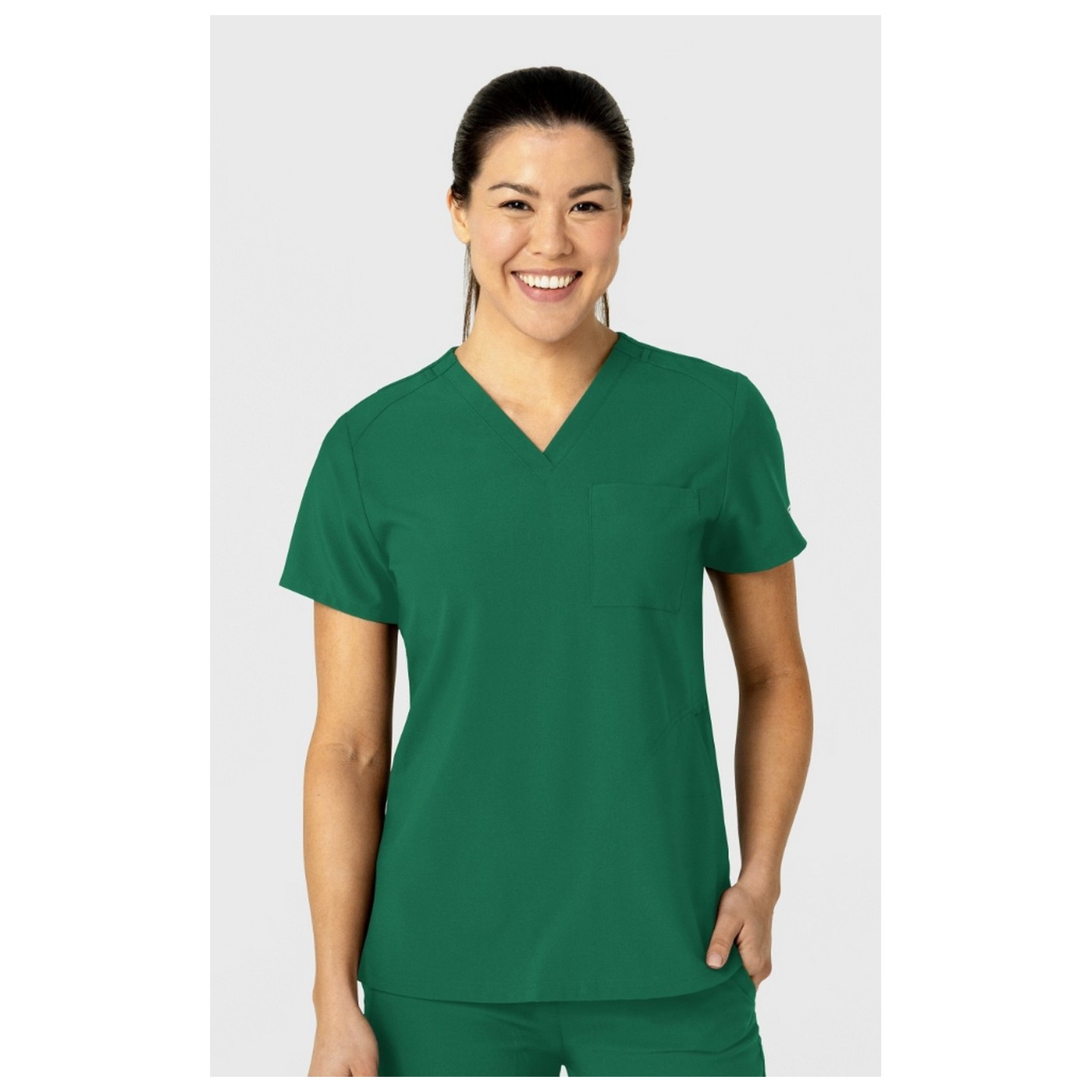 6045 W123 Haut à Coupe Ajustée avec Col en V et Panneaux Extensibles par Wink