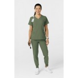 5555 W123 by WonderWink - Comfort Waist Cargo Jogger Scrub Pants