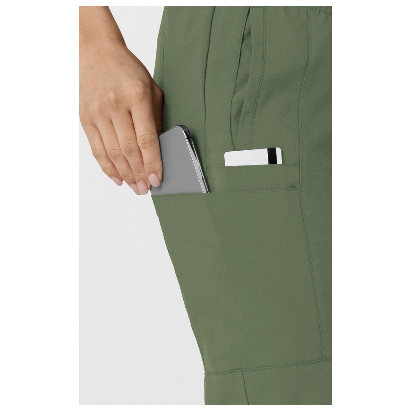 5555P Petite W123 de WonderWink - Ceinture Confort Pantalon de jogging cargo