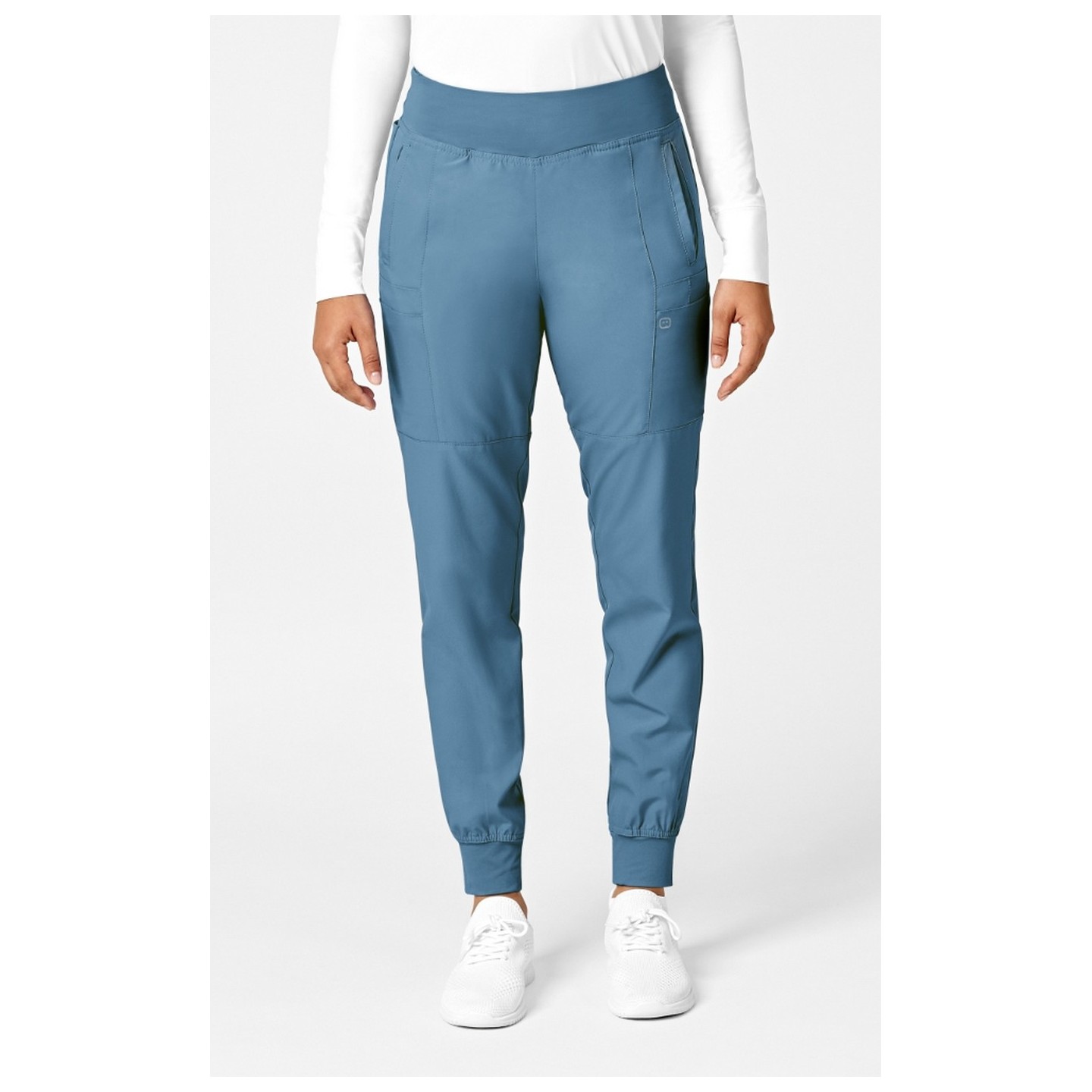 5555P Petite W123 by WonderWink - Comfort Waist Cargo Jogger Scrub Pants