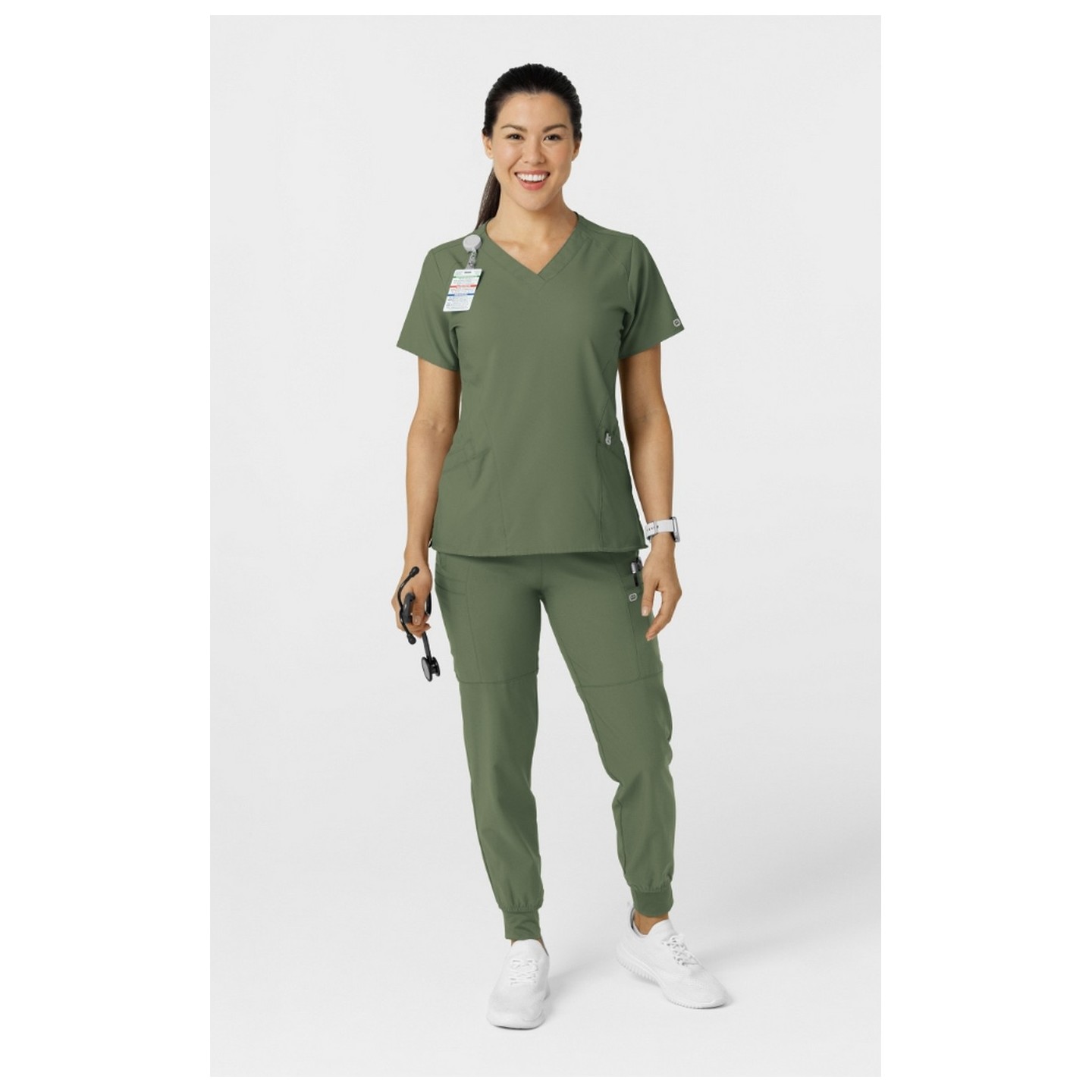 5555T Grand W123 de WonderWink - Ceinture Confort Pantalon de jogging cargo