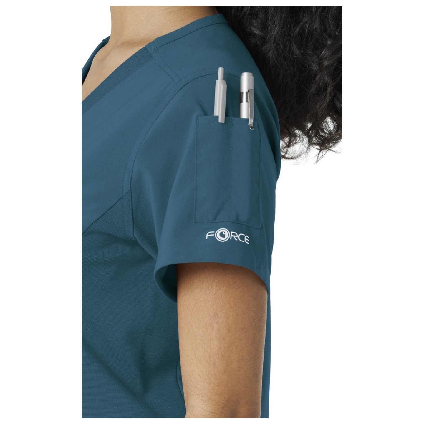 C13310 Carhartt Force Cross-Flex Knit Panel Scrub Top 