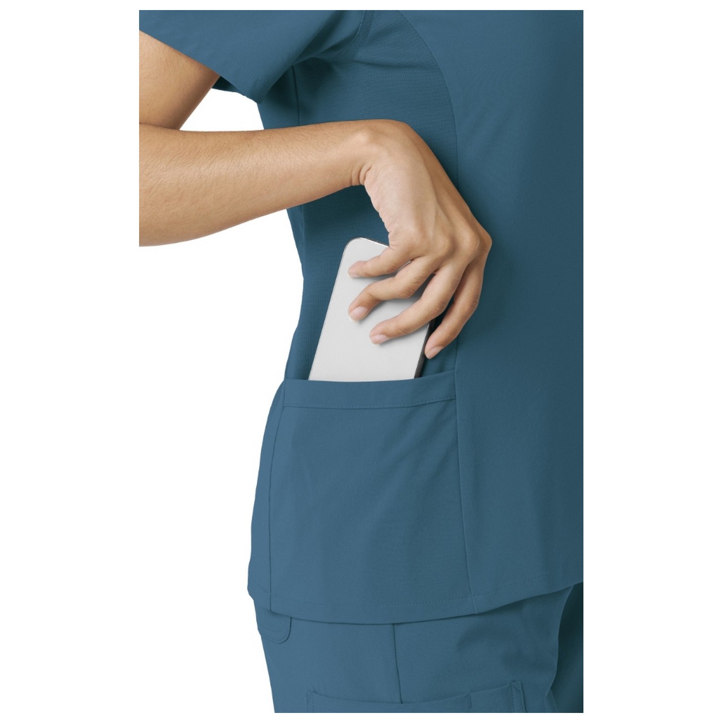 C13310 Carhartt Force Cross-Flex Knit Panel Scrub Top 