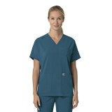 C13110 Carhartt Force Cross-Flex Haut à Coupe Carrée Moderne pour Femmes