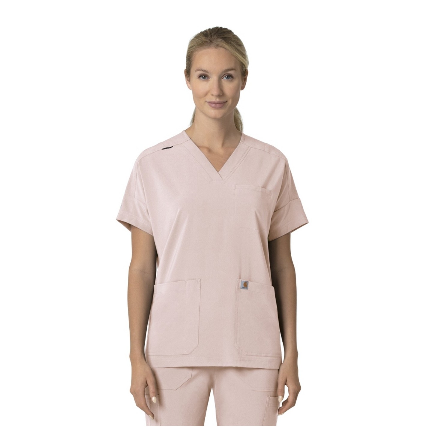 C13110 Carhartt Force Cross-Flex Haut à Coupe Carrée Moderne pour Femmes