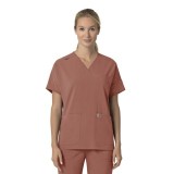 C13110 Carhartt Force Cross-Flex Haut à Coupe Carrée Moderne pour Femmes