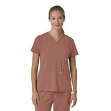 C13210 Carhartt Force Cross-Flex Flex Panel V-Neck Women's Top