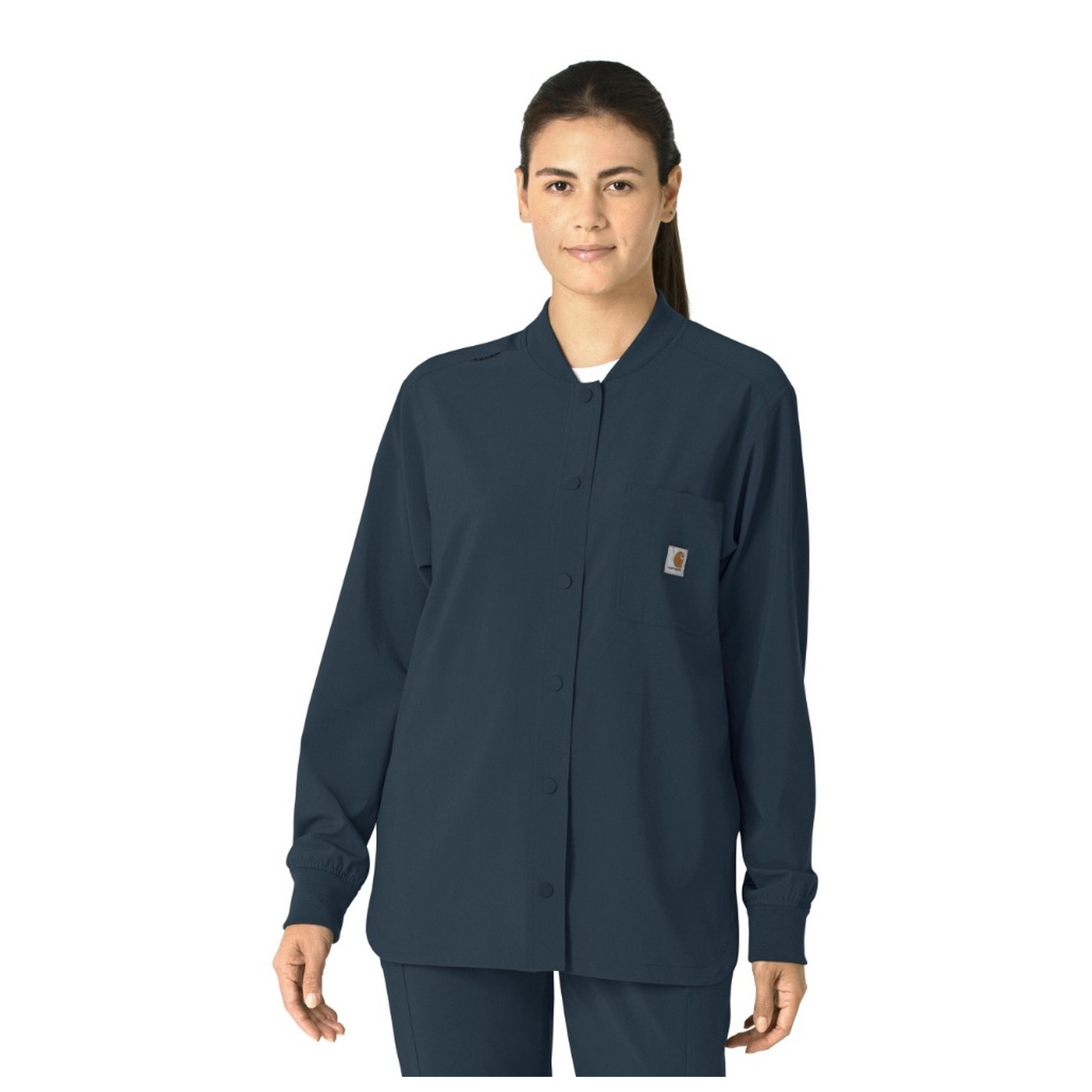 C82210 Carhartt Force Cross-Flex Women's Snap Front Shirt Jacket