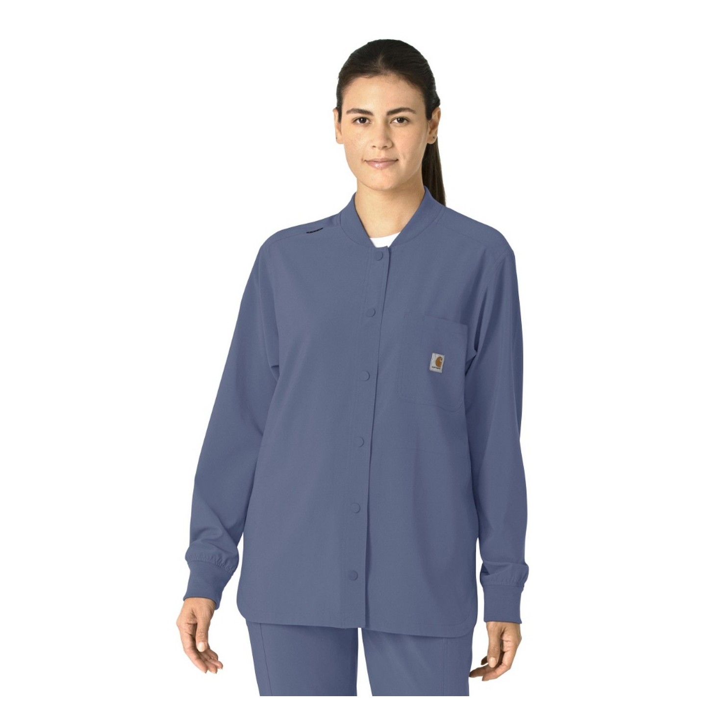 C82210 Carhartt Force Cross-Flex Women's Snap Front Shirt Jacket