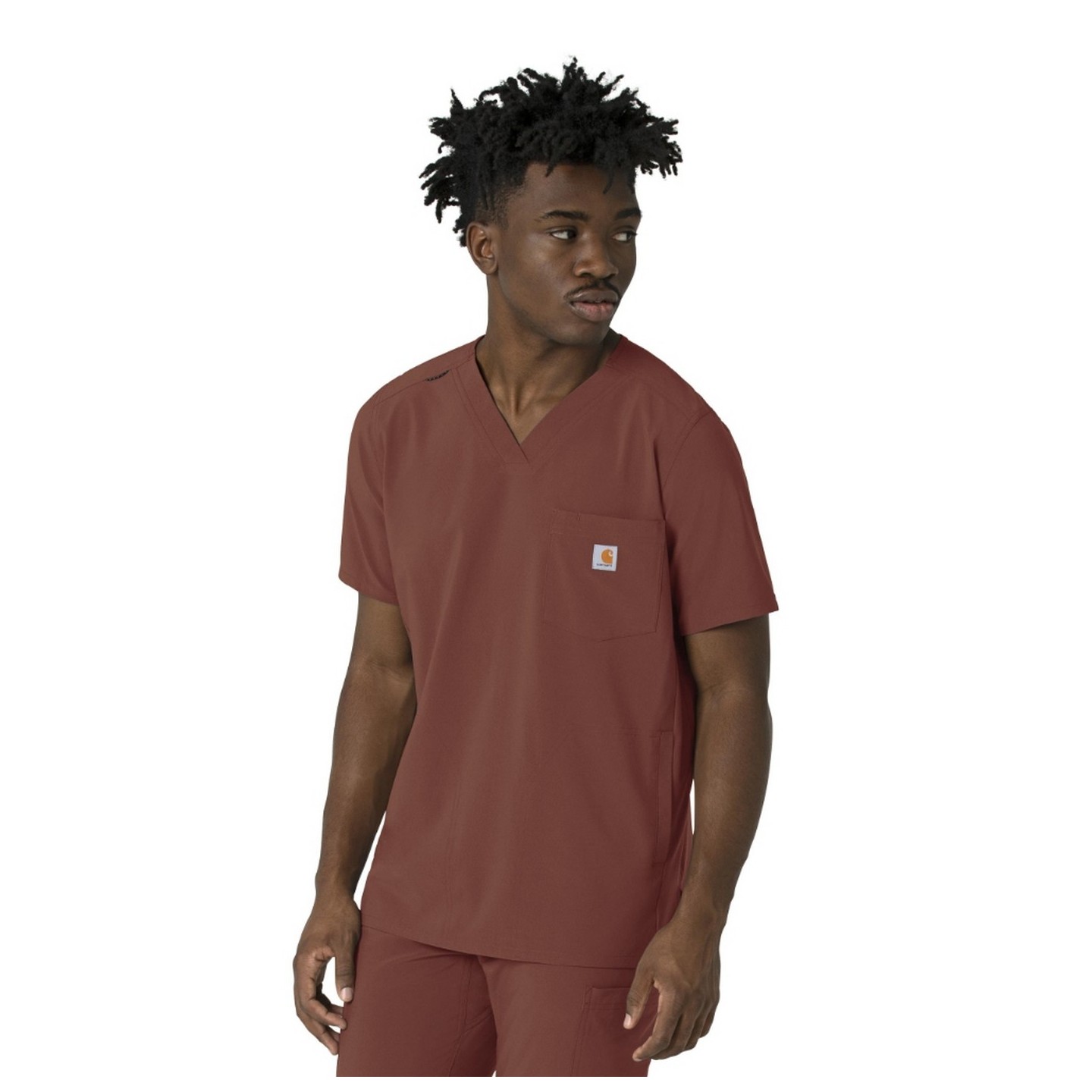 C16410 Carhartt Force Cross-Flex Haut à Col en V avec 3 Poches pour Hommes 