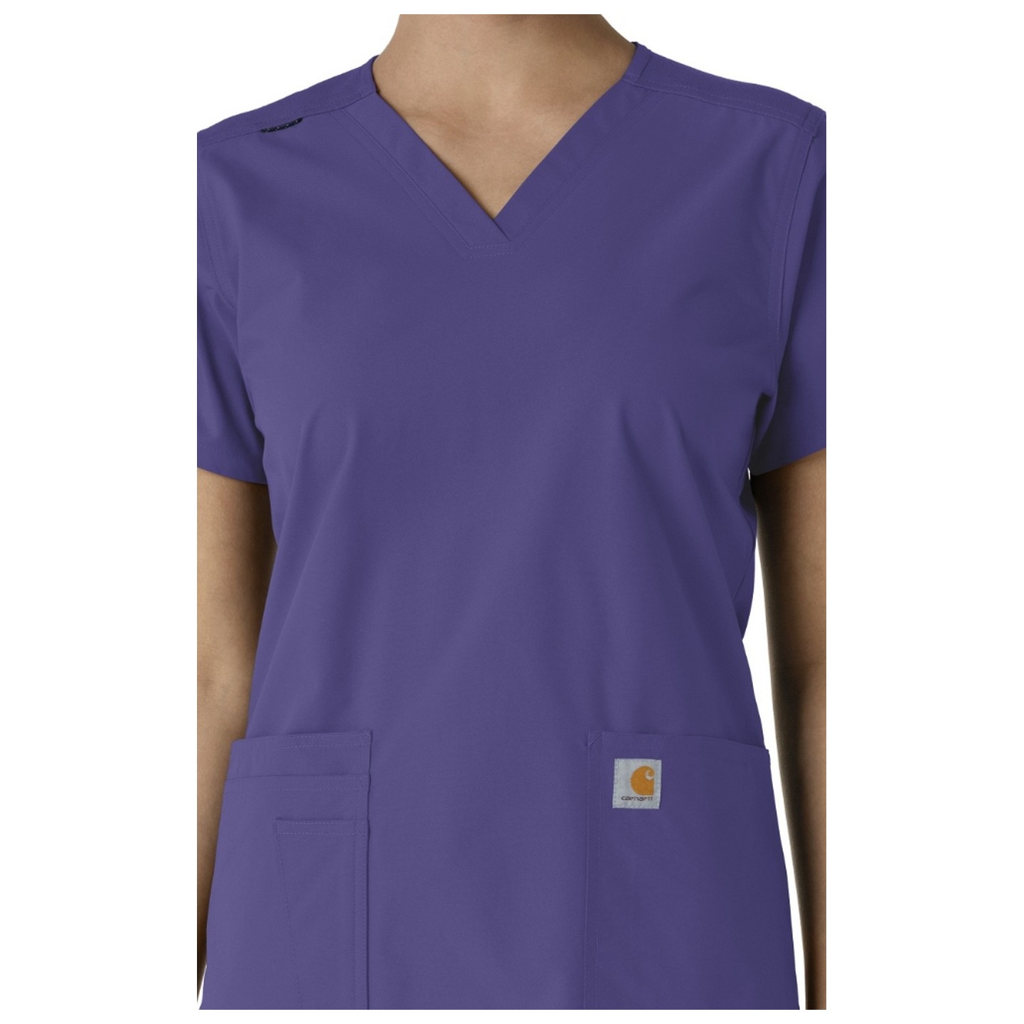 C12313 Carhartt Force Essentials Haut à Col en V avec Panneaux en Tricot