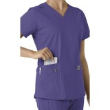 C12313 Carhartt Force Essentials Haut à Col en V avec Panneaux en Tricot