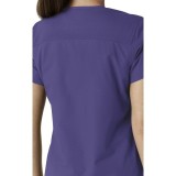 C12313 Carhartt Force Essentials V-Neck Top with Knit Side Panels