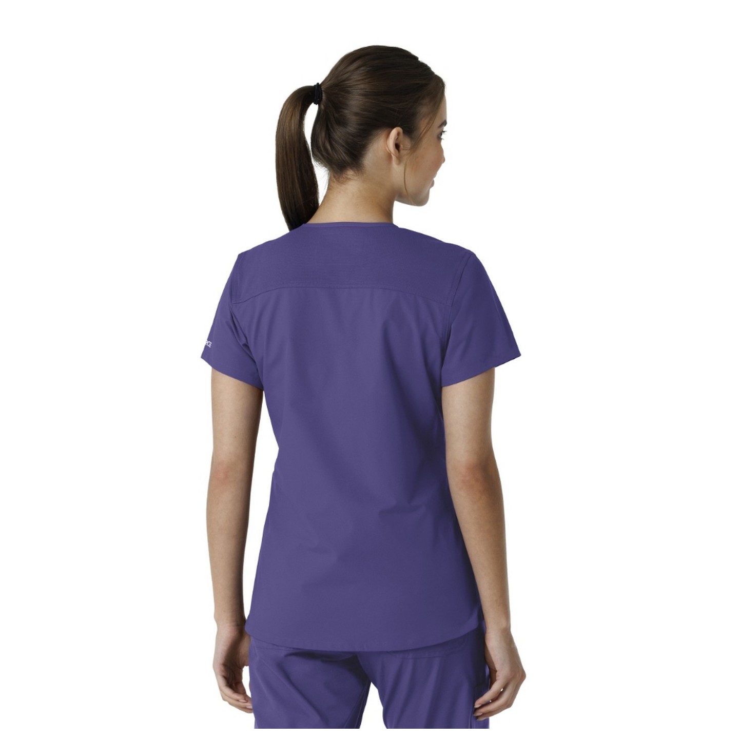 C12313 Carhartt Force Essentials V-Neck Top with Knit Side Panels