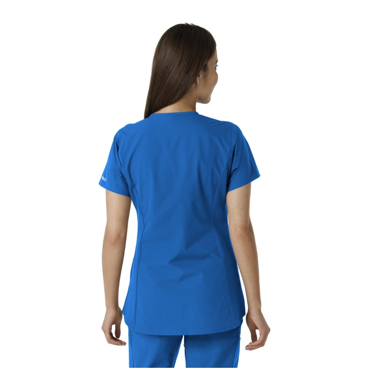 C12413 Carhartt Force Essentials Notch Neck Tunic Top with Knit Panels