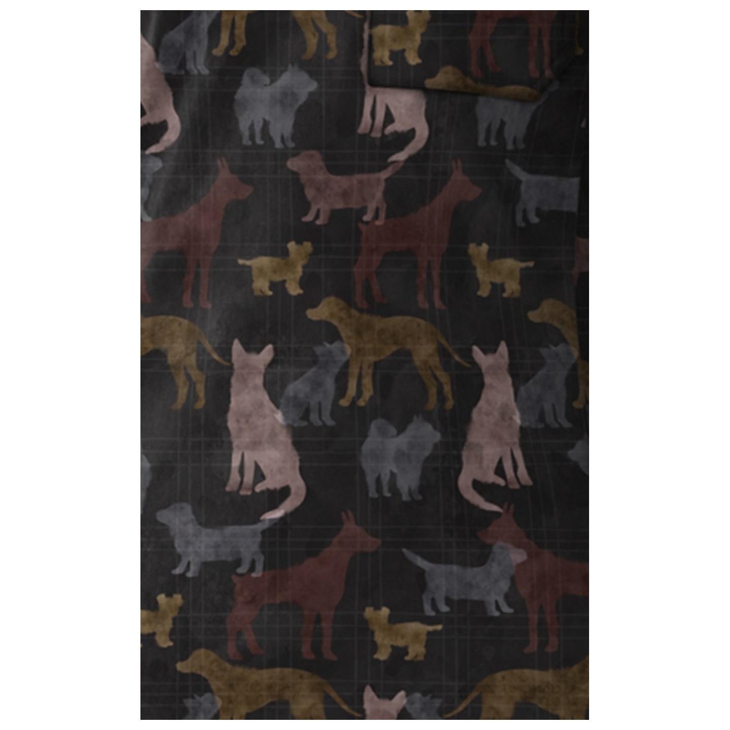 C13014 Carhartt Force Cross-Flex Haut à Coupe Moderne Imprimé pour Femmes à Border - Heartwarming Hounds