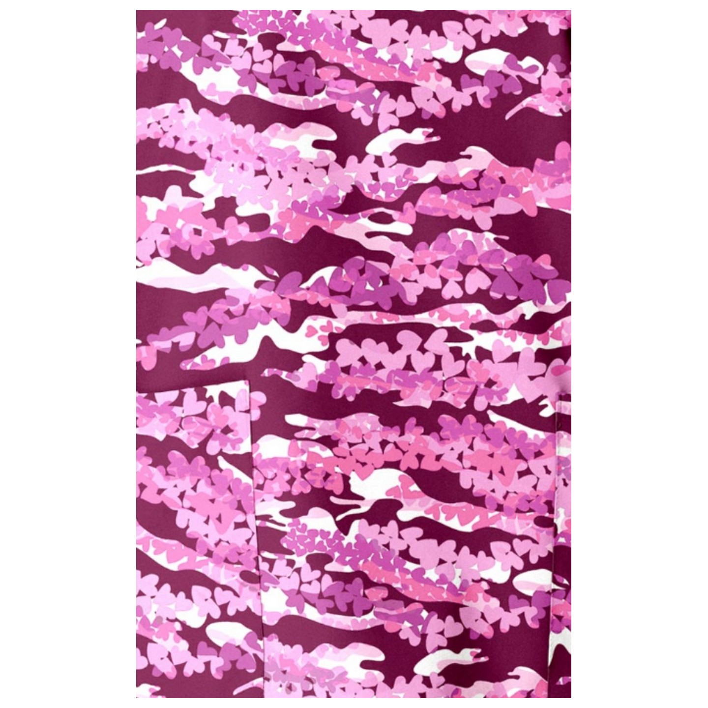 6147 WINK Haut Imprimé à 2 Poches et Col en V - Camo Crush