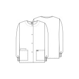 4350 Workwear Originals Veste d'Échauffement à Fermature de Pression par Cherokee