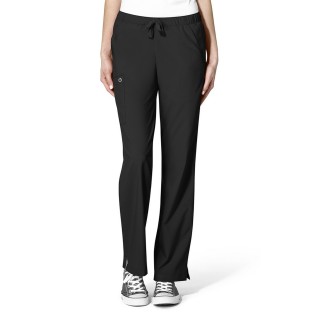 5155 W123 de WonderWink Pantalon double cargo à devant plat pour femmes