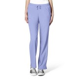5155 W123 de WonderWink Pantalon double cargo à devant plat pour femmes