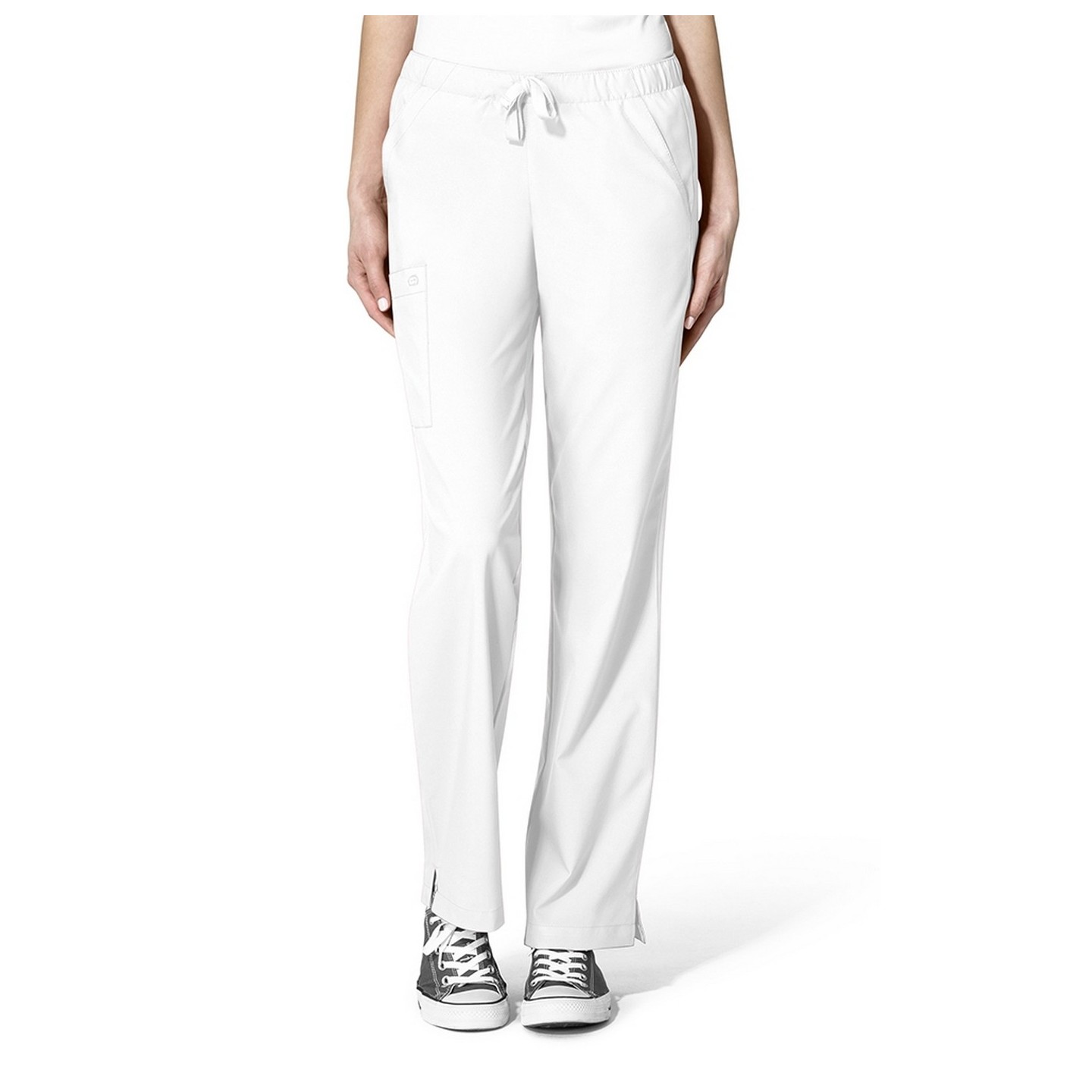 5155 W123 de WonderWink Pantalon double cargo à devant plat pour femmes