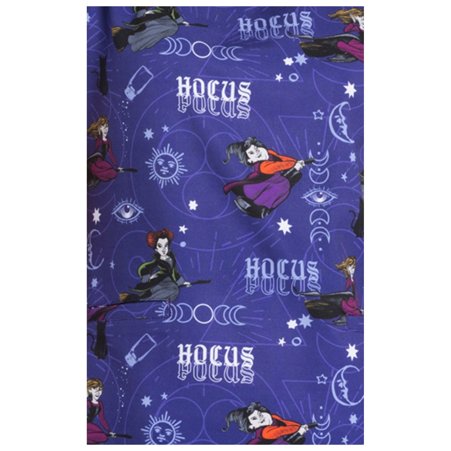 TF737 Tooniforms V-Neck Print Top with Welt Pockets by Cherokee Uniforms - Moon Phase