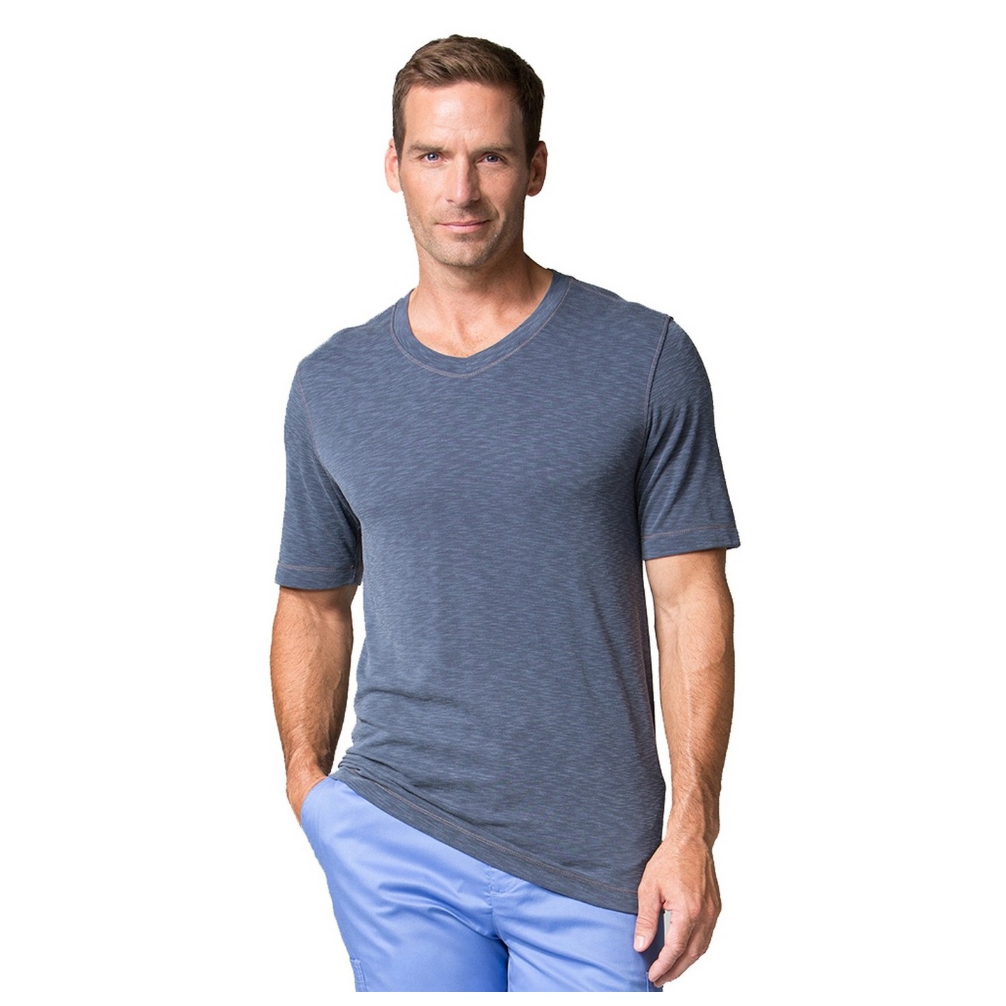 6409 - Men's Short Sleeve Slub Modal Tee