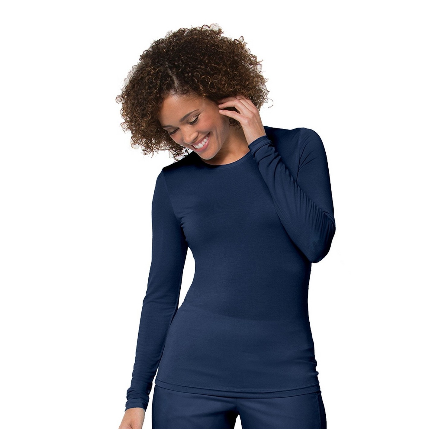 6709 - COOLMAX Knit Women's Long Sleeve Under Scrub Tee