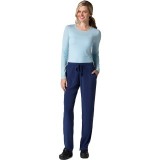 6809 - T-shirt rayé à manches longues et à manches longues en tricot antimicrobien pour femme