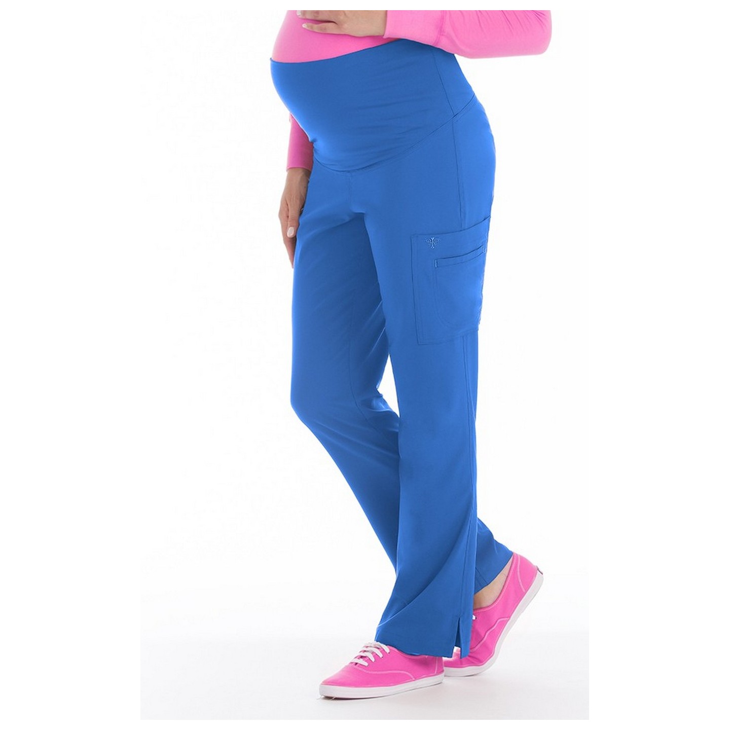 8727 Med Couture Plus One Pantalon de toilette de maternité - Royal