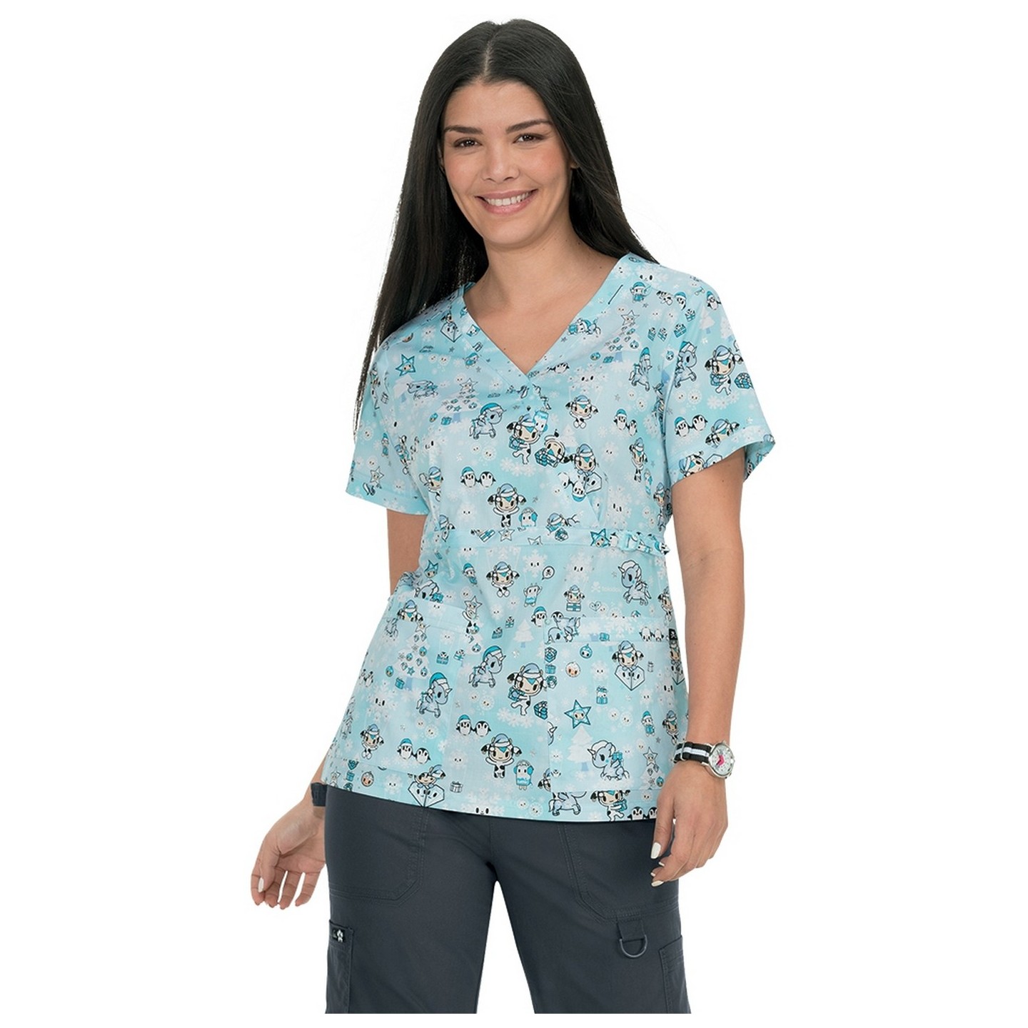 289TKD koi Stretch Luna tokidoki Top imprimé: Snowy tokidoki